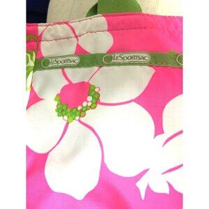 Le Sportsac 18 w. 11 long  plastic lining beach bag